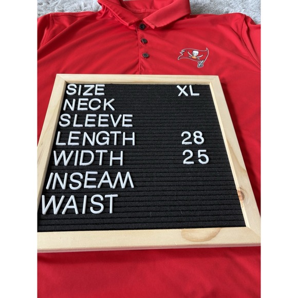 Nike NFL Licensed Dri-Fit Tampa Bay Bucs Collared Shirt Size XL - Picture 2 of 6